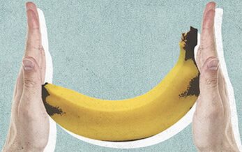 Velikost penisa za primer banane