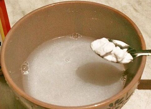 raztopina sode za povečanje penisa